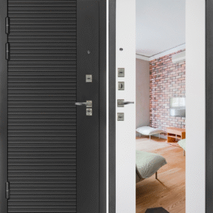 Входная стальная дверь модель 101 (зеркало)